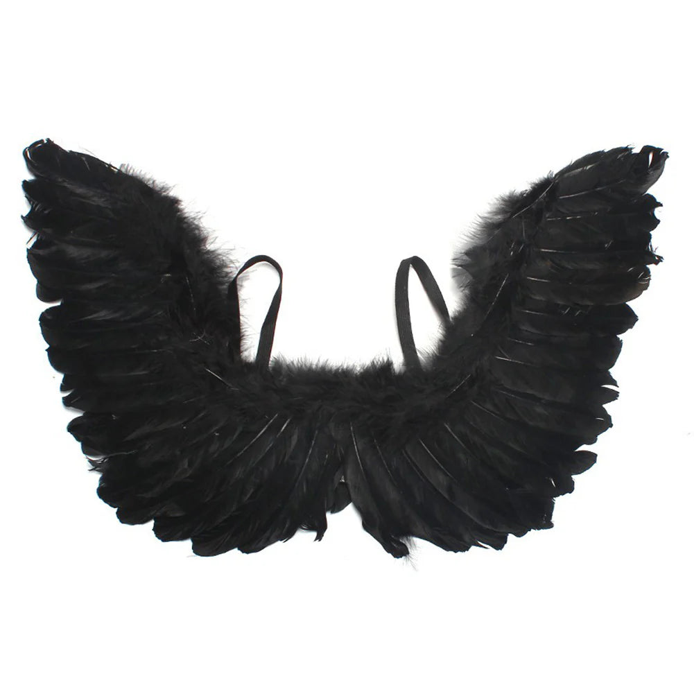 Kids Maleficent Cosplay Dress Costume with Headband