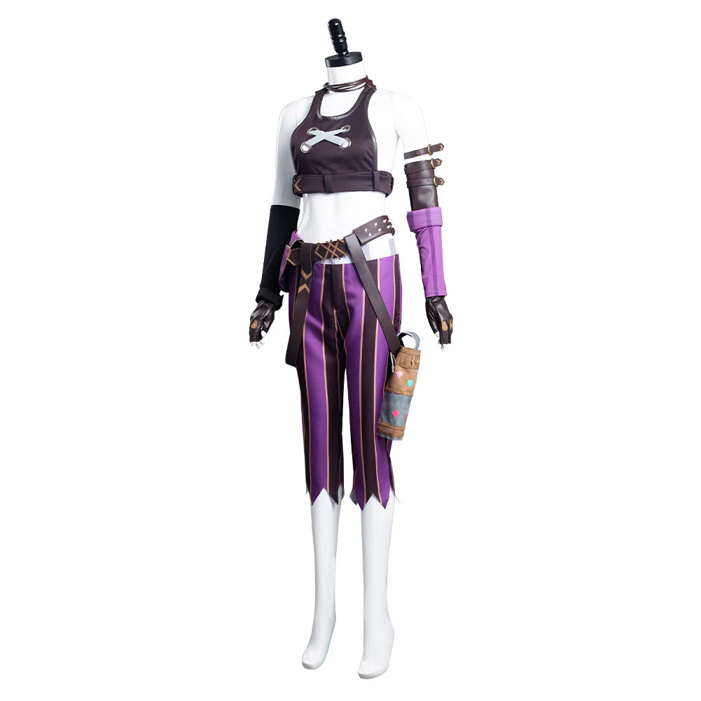 Jinx Arcane League of Legends Cosplay Costume Set