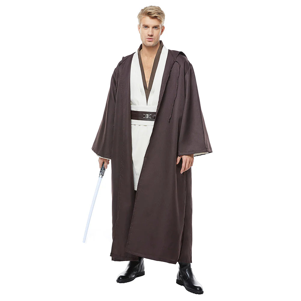Kenobi Jedi Tunic Cosplay Costume Set – Custom-Made Halloween Outfit