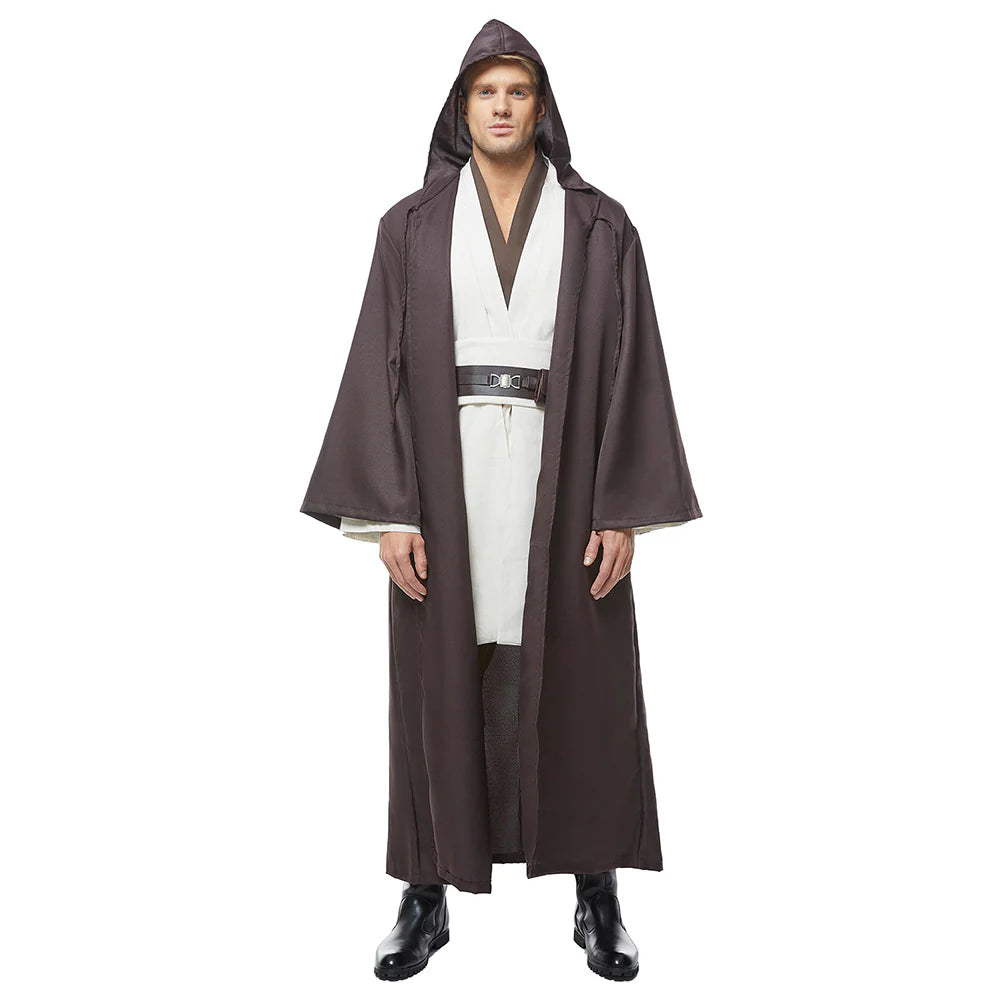 Kenobi Jedi Tunic Cosplay Costume Set – Custom-Made Halloween Outfit