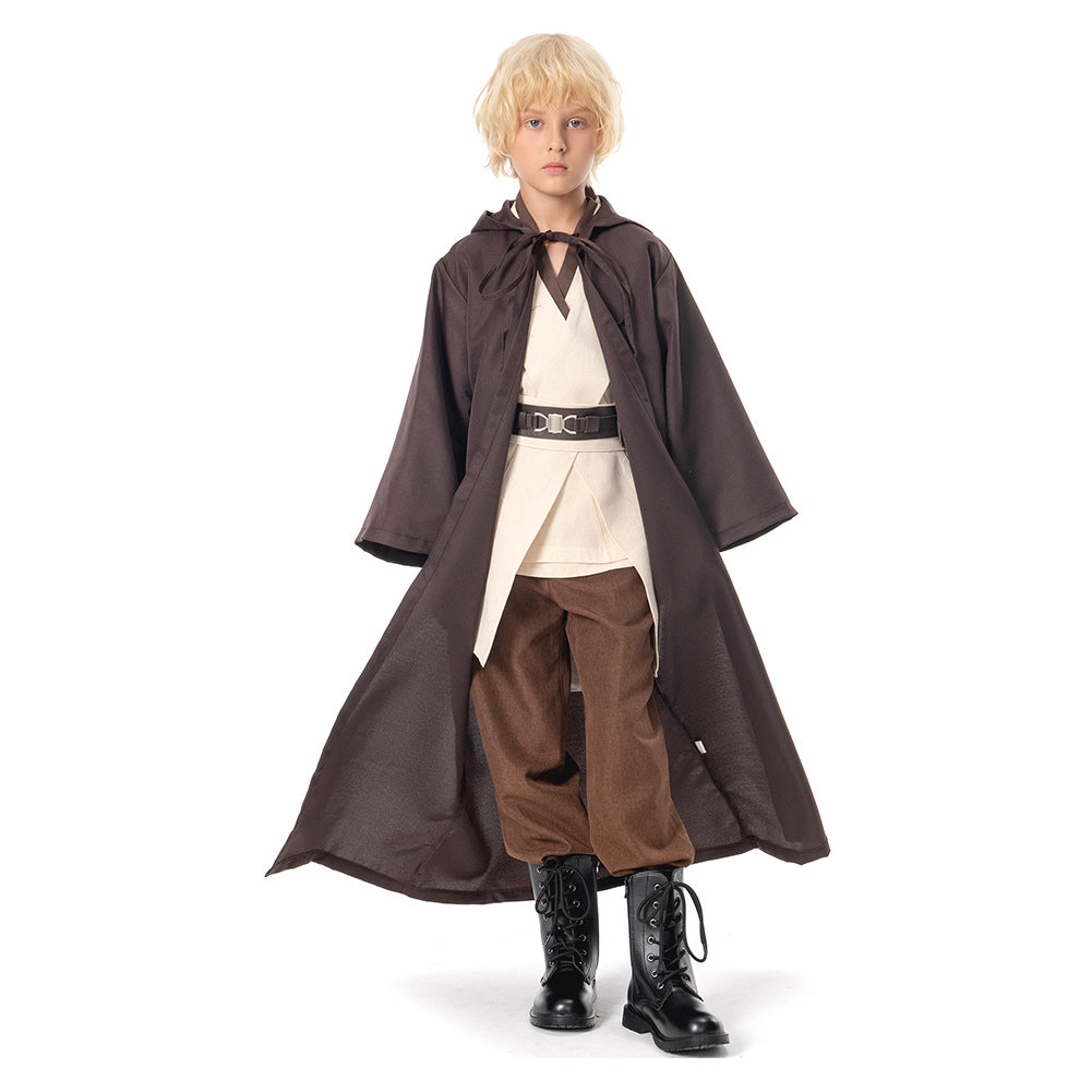Kenobi Jedi Cosplay Costume for Kids – Star Wars Child Outfit Full Set | Halloween Costumes