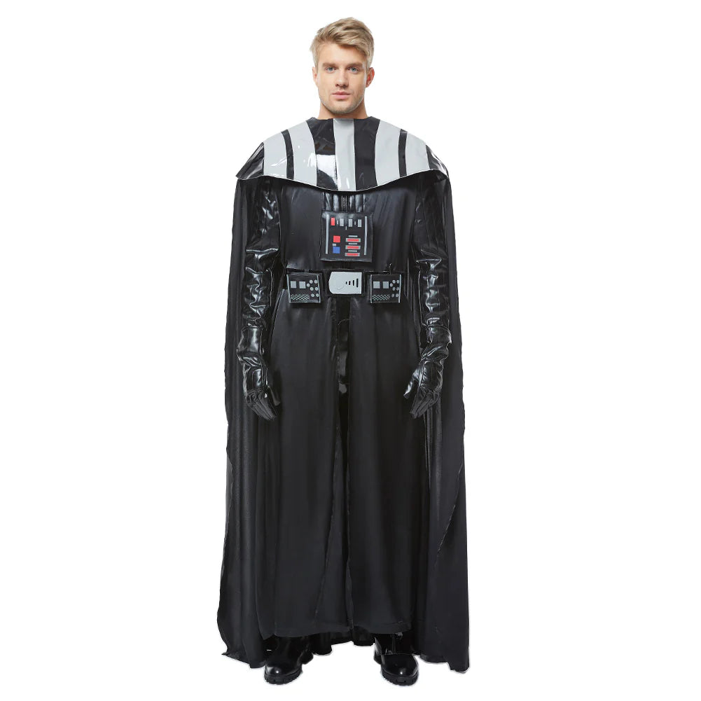 Darth Vader Cosplay Costume Suit with Cape for Adults