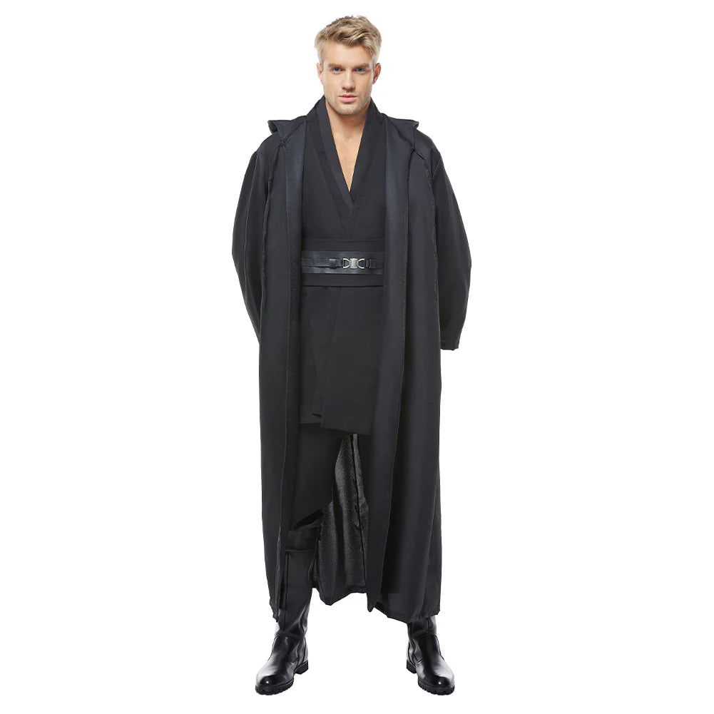 Anakin Skywalker Black Cosplay Costume Outfit – Jedi Halloween Suit