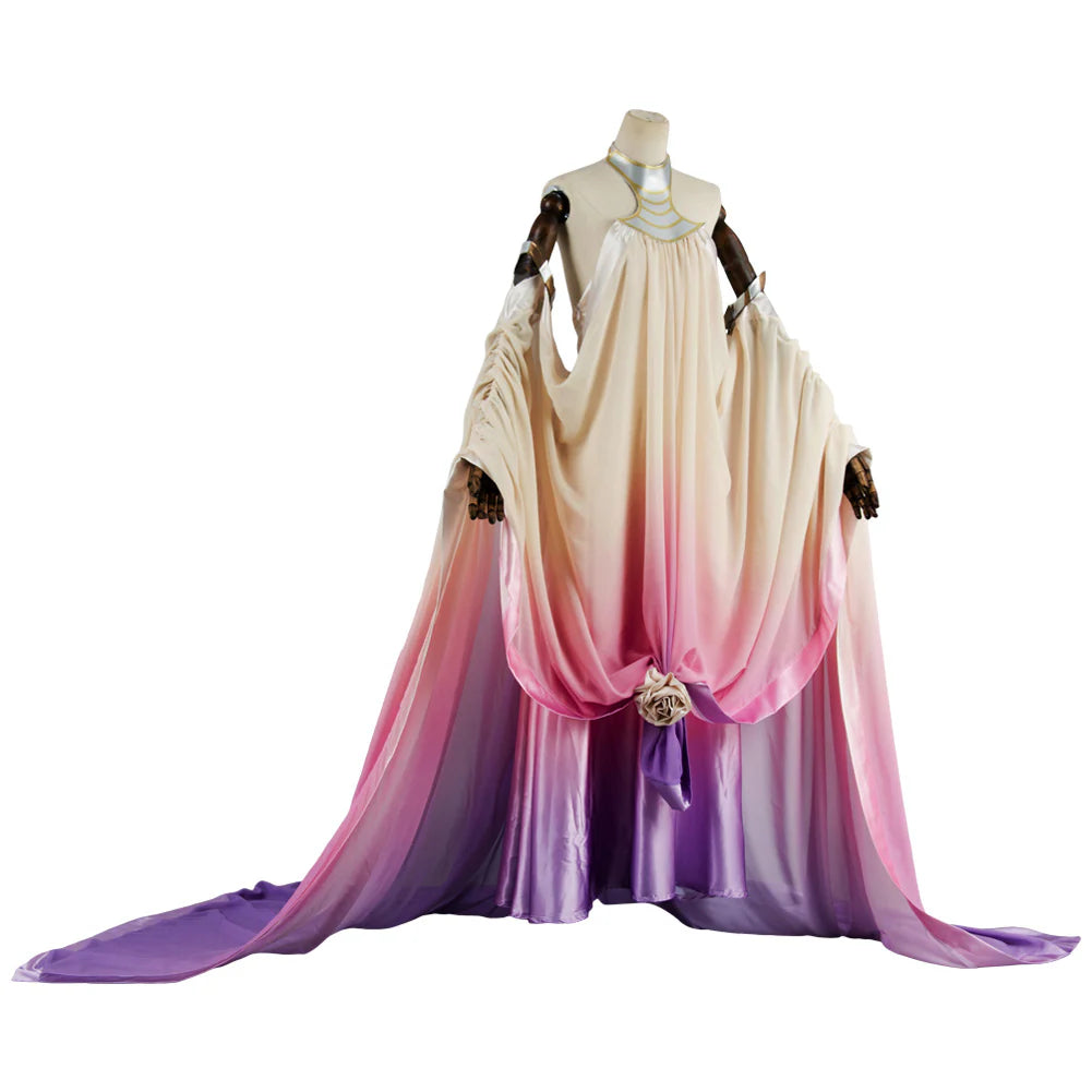 Padme Amidala Naberrie Lake Dress Cosplay Costume – Women’s & Kids Star Wars Halloween Outfit