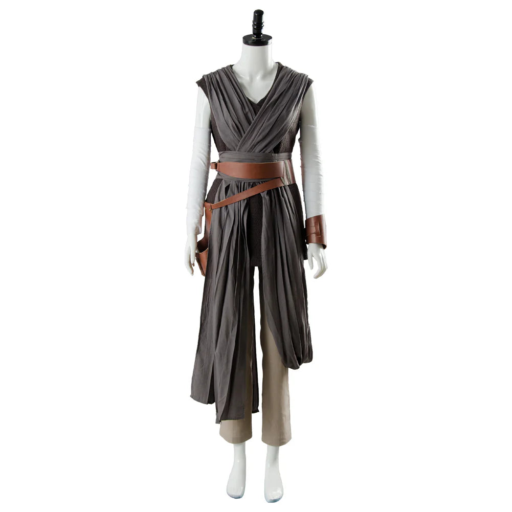 Rey Last Jedi Cosplay Costume Ver.2 – Unisex Halloween Outfit