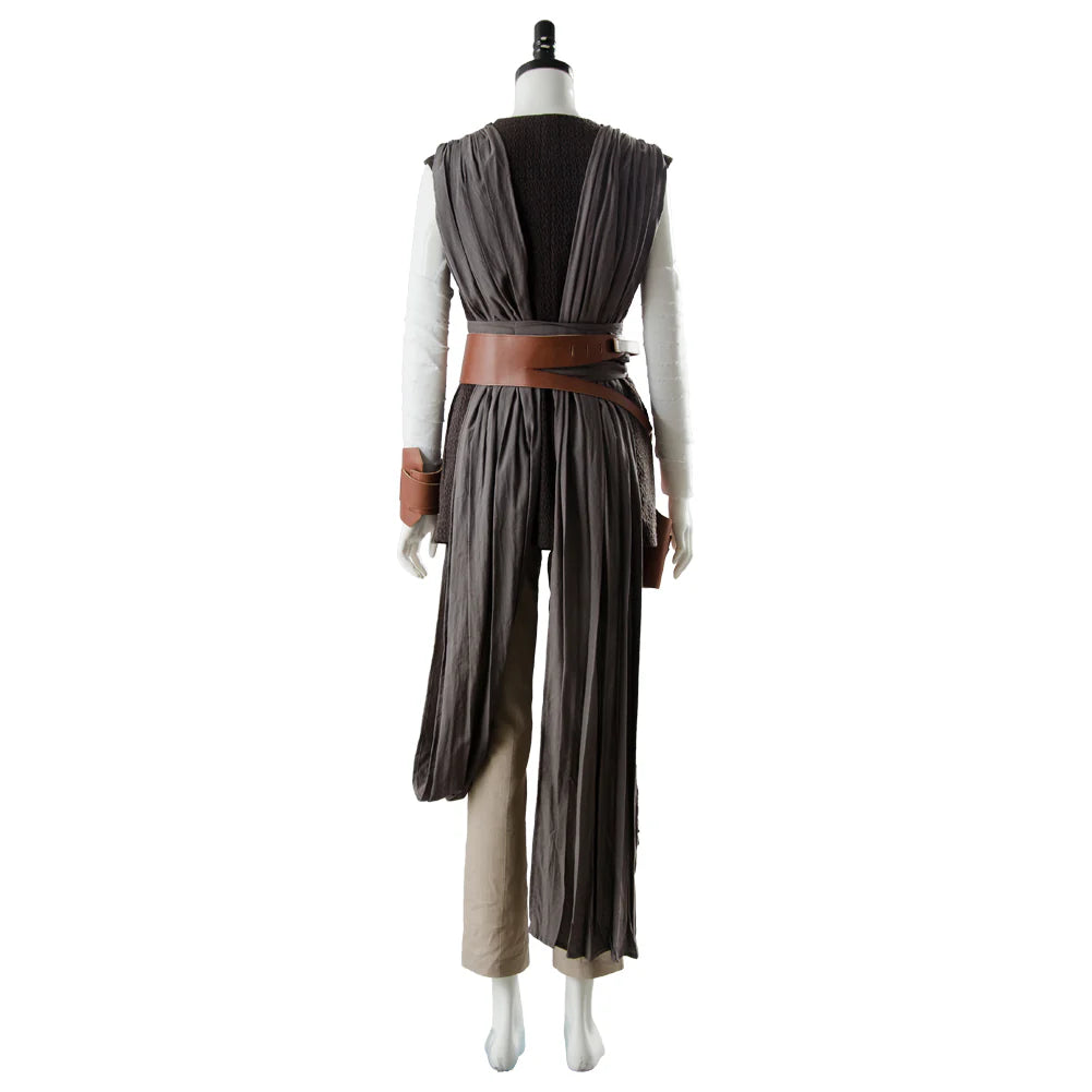 Rey Last Jedi Cosplay Costume Ver.2 – Unisex Halloween Outfit