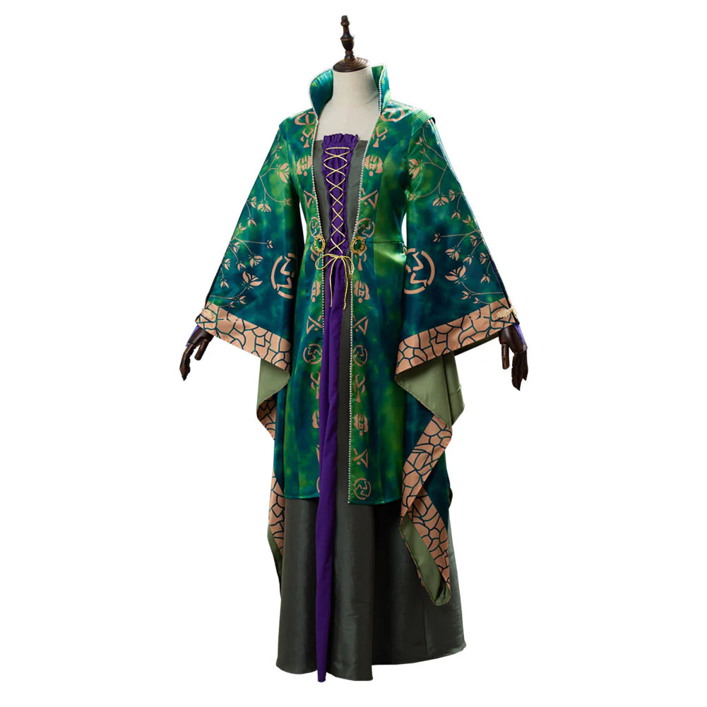 Hocus Pocus Winifred Sanderson Cosplay Dress Costume