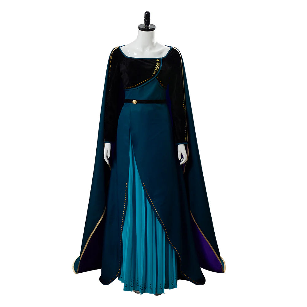 Queen Anna Frozen 2 Coronation Cosplay Gown Costume