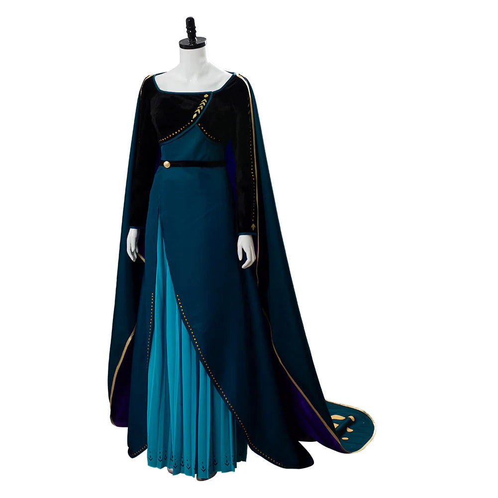 Queen Anna Frozen 2 Coronation Cosplay Gown Costume