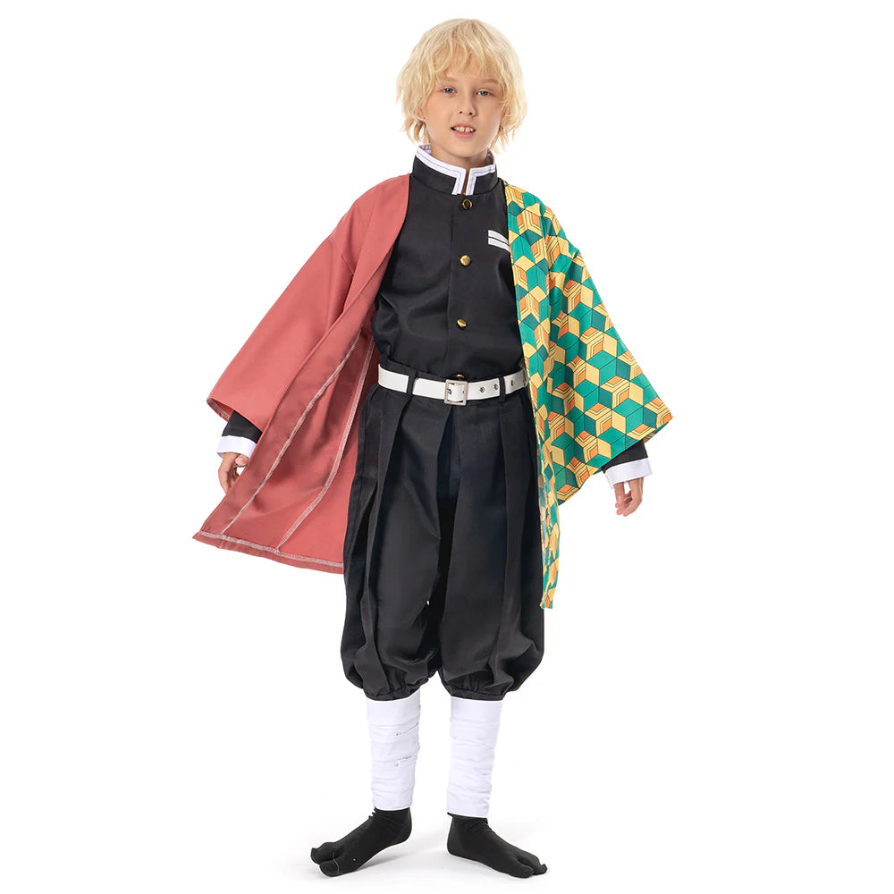 Kids Tomioka Giyuu Demon Slayer Cosplay Costume