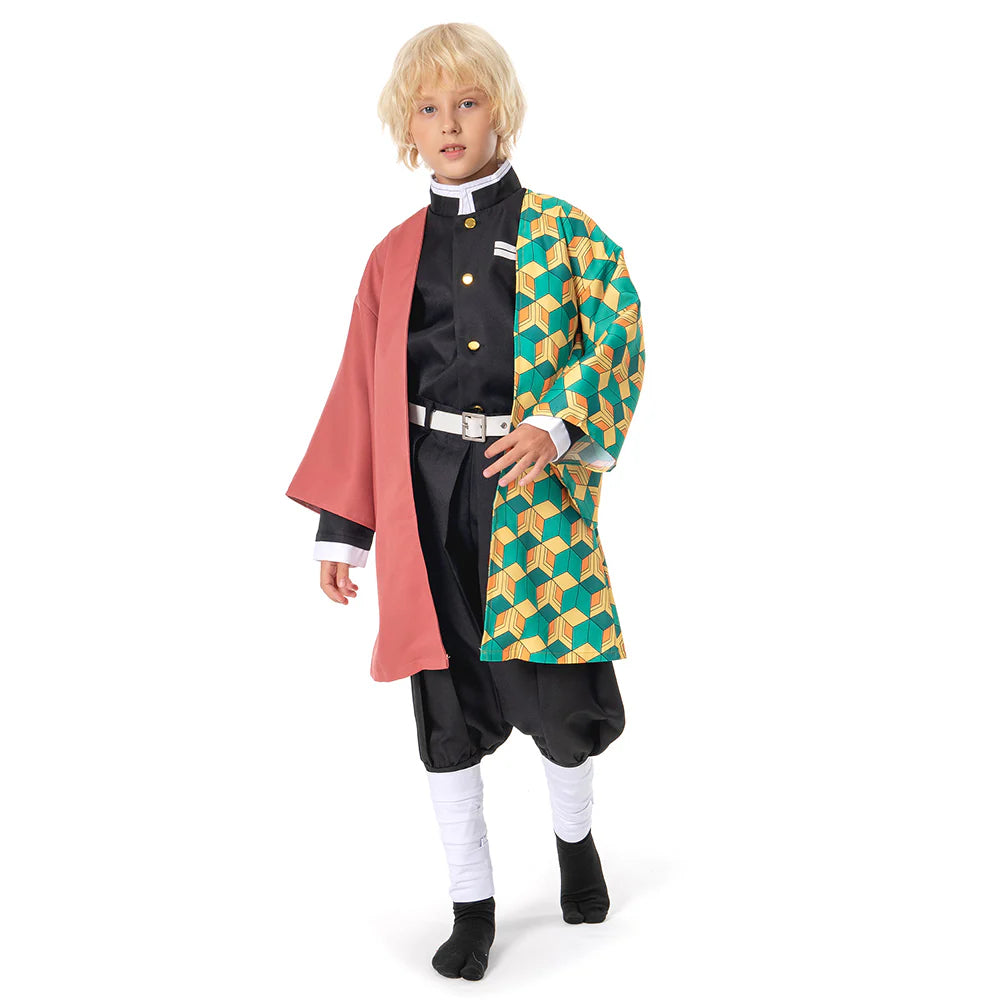 Kids Tomioka Giyuu Demon Slayer Cosplay Costume