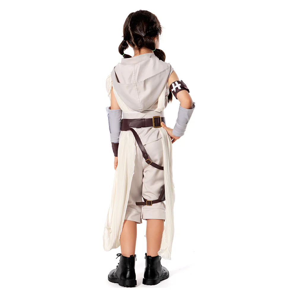 Kids Rey The Rise of Skywalker Cosplay Costume Outfit