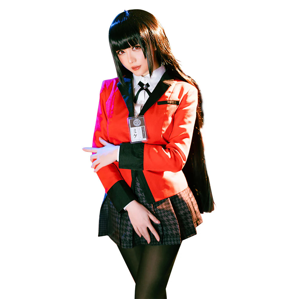 Kakegurui Jabami Yumeko Cosplay Costume School Uniform