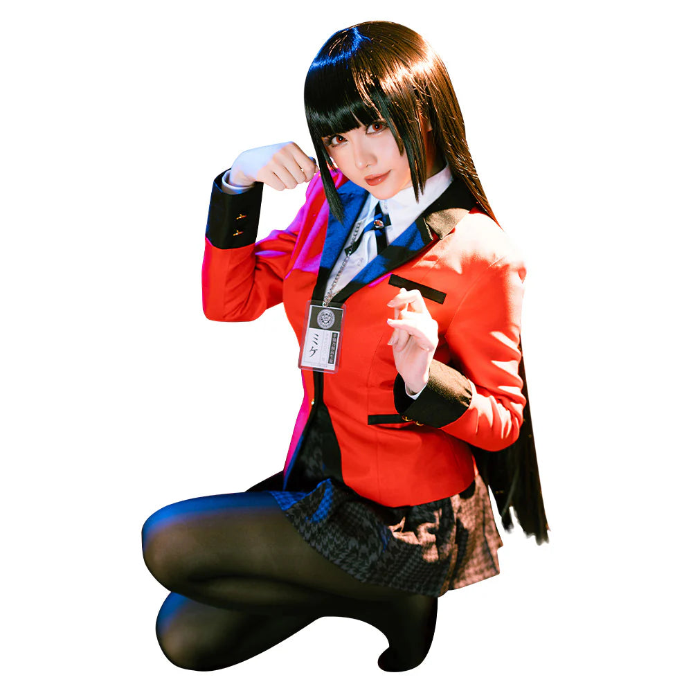 Kakegurui Jabami Yumeko Cosplay Costume School Uniform