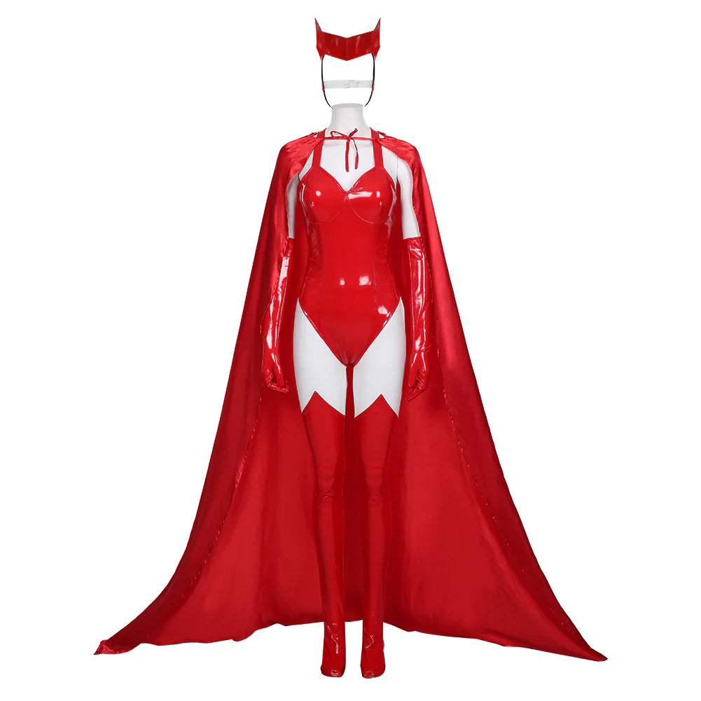 WandaVision Scarlet Witch Cosplay Costume for Women