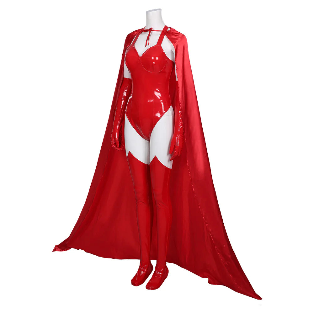 WandaVision Scarlet Witch Cosplay Costume for Women