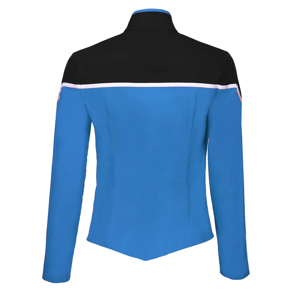Star Trek Lower Decks Blue Uniform Shirt Cosplay Top