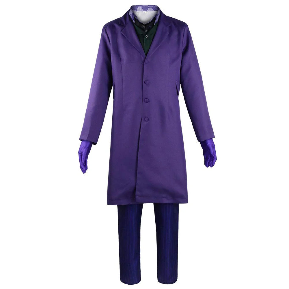 The Dark Knight Joker Cosplay Costume for Adults