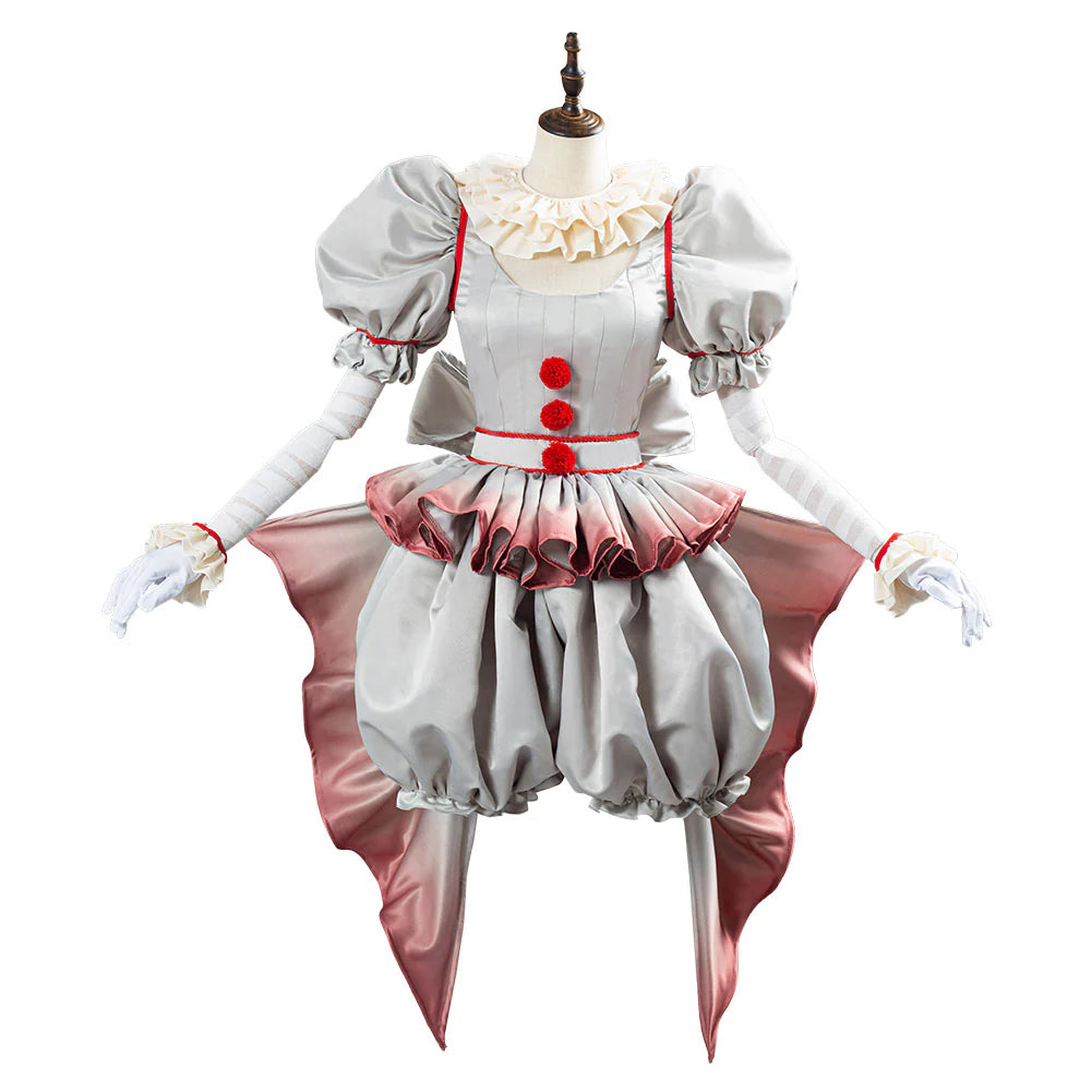 Pennywise The Clown Horror Cosplay Costume for Women