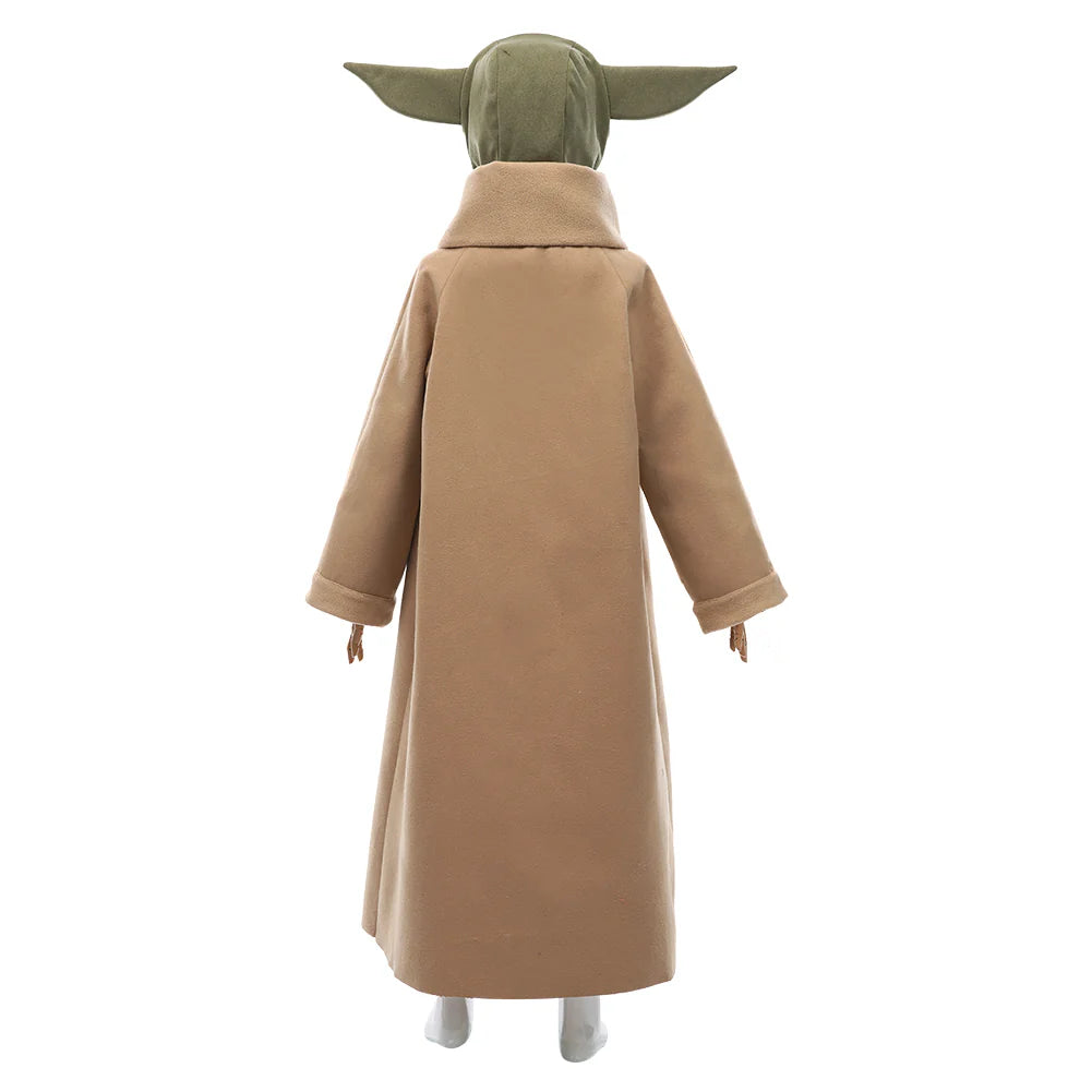 Baby Yoda Grogu The Mandalorian Kids Cosplay Costume Set
