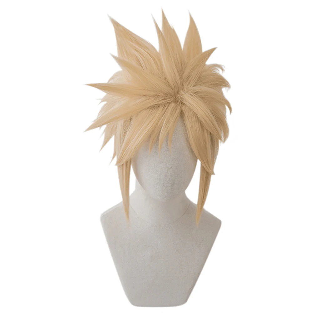Cloud Strife Final Fantasy VII Cosplay Wig Heat Resistant