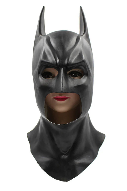 Batman Long Head Latex Cosplay Mask for Adults