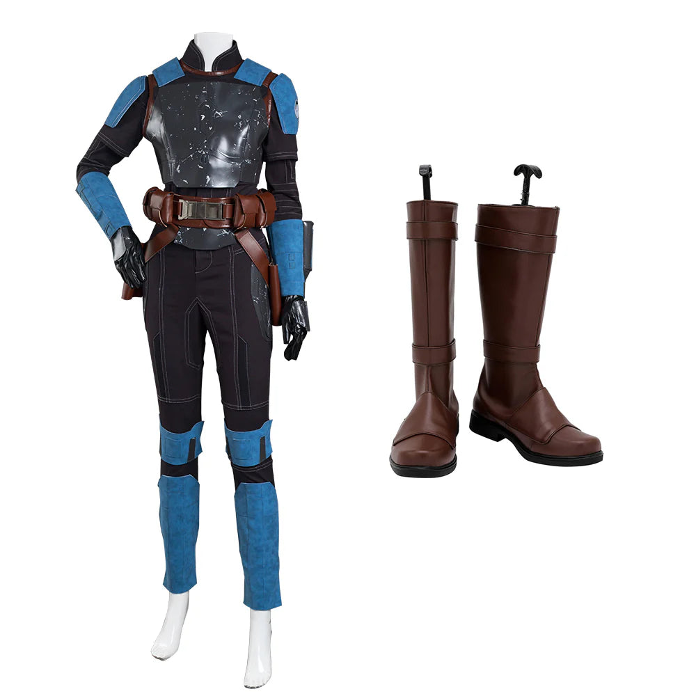 Bo-Katan Kryze Mandalorian Cosplay Costume with Mask