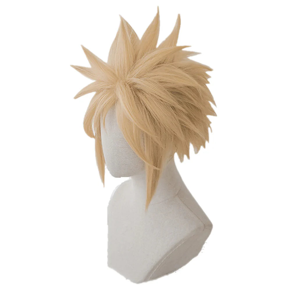 Cloud Strife Final Fantasy VII Cosplay Wig Heat Resistant