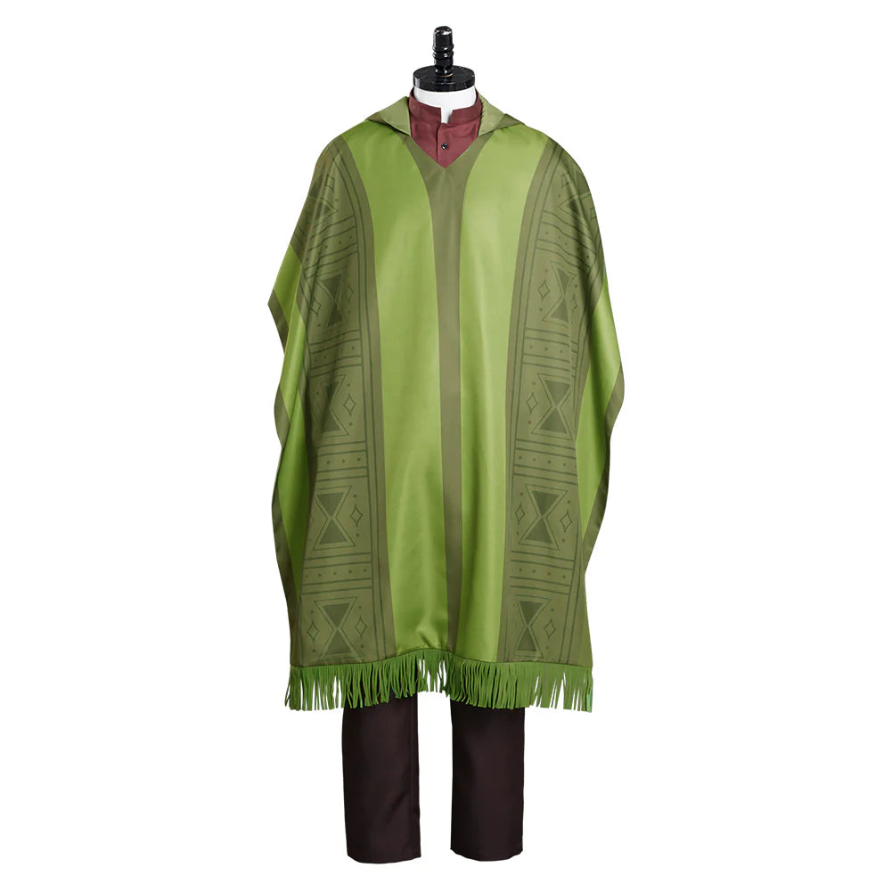 Bruno Madrigal Encanto Cosplay Cloak Costume Set