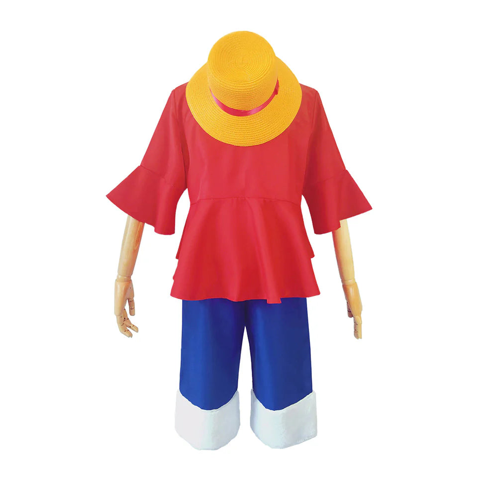 Monkey D. Luffy One Piece Cosplay Costume Outfit