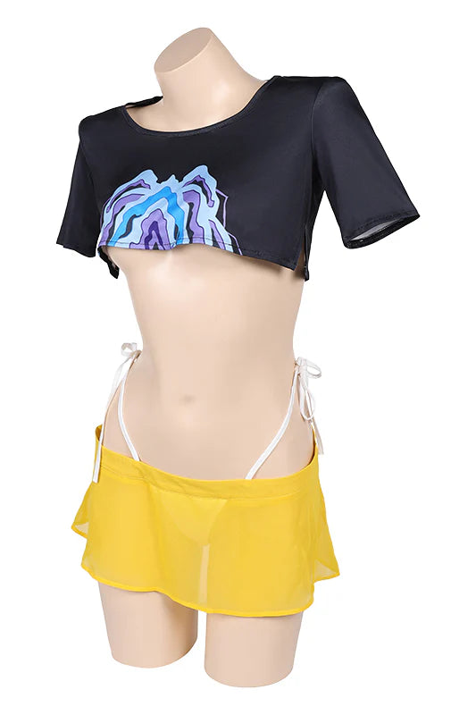 K-Pop Demon Hunters Mira Cosplay Costume – Women’s Sexy Halloween Outfit with Skirt