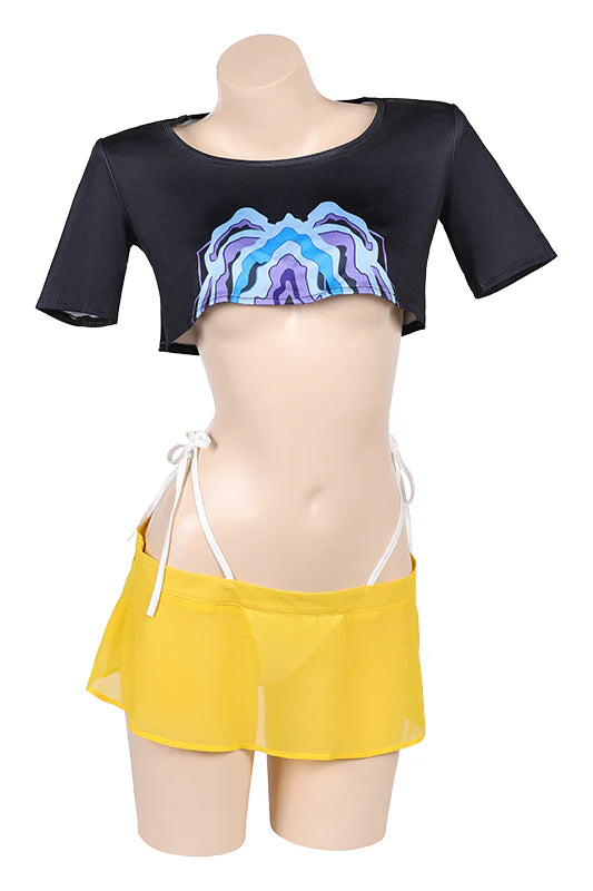 K-Pop Demon Hunters Mira Cosplay Costume – Women’s Sexy Halloween Outfit with Skirt