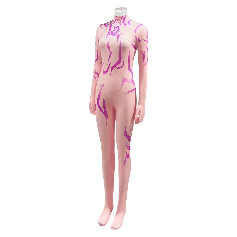 Women’s K-POP Demon Hunters Rumi Cosplay Jumpsuit – Halloween Costume