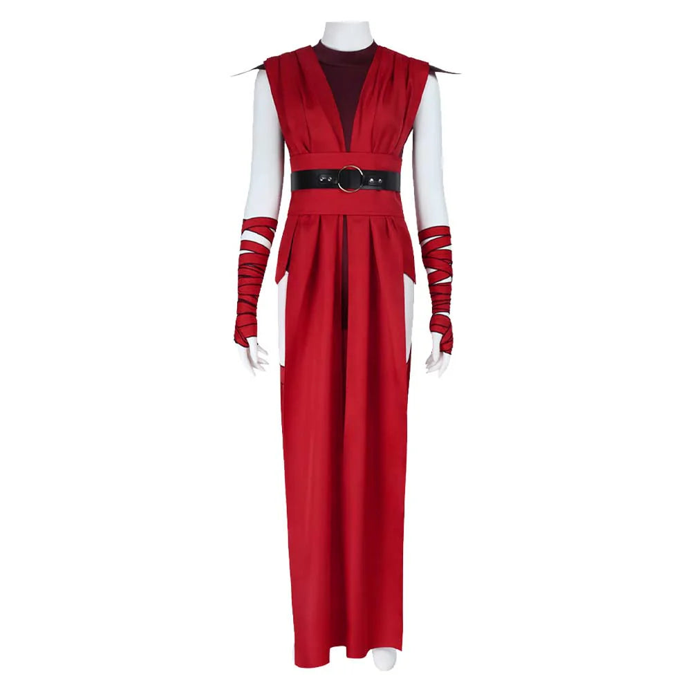 Nightsisters Red Cosplay Costume Jumpsuit Set – Women’s Halloween Outfit