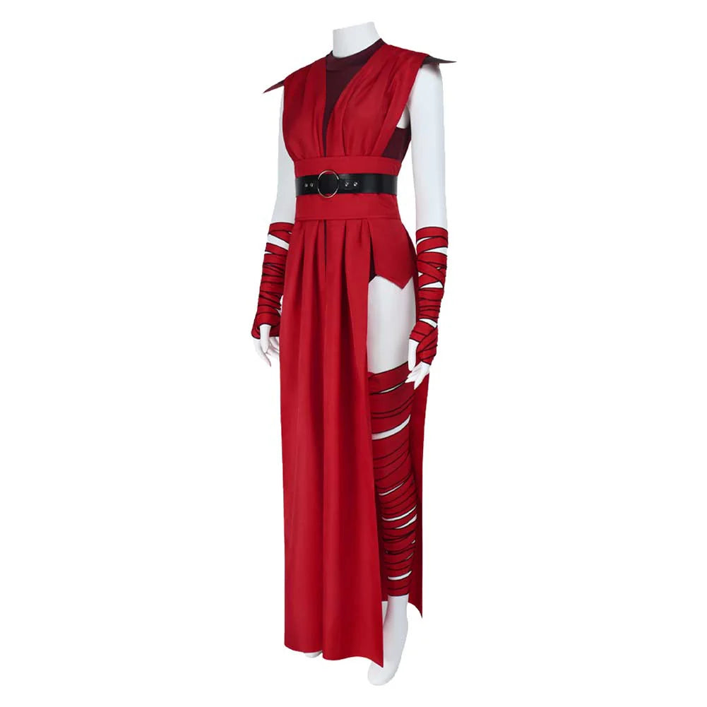 Nightsisters Red Cosplay Costume Jumpsuit Set – Women’s Halloween Outfit