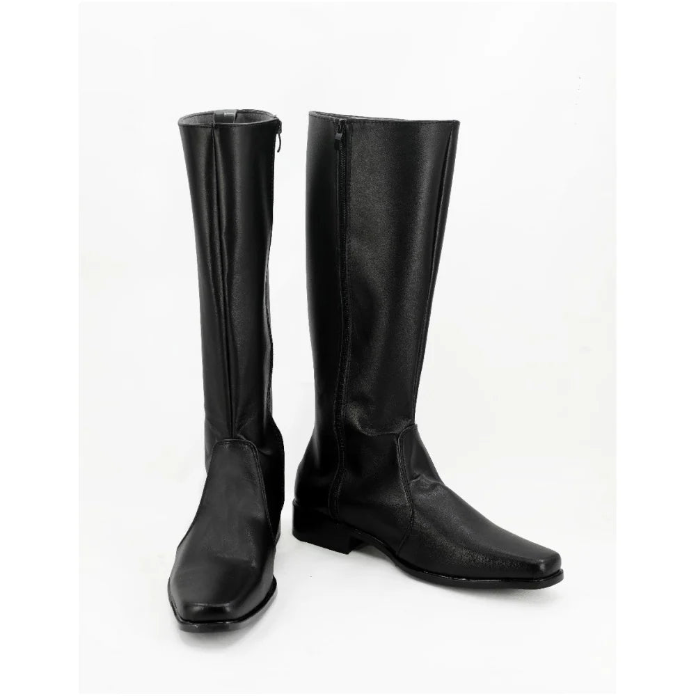 Darth Vader Star Wars Cosplay Faux Leather Boots