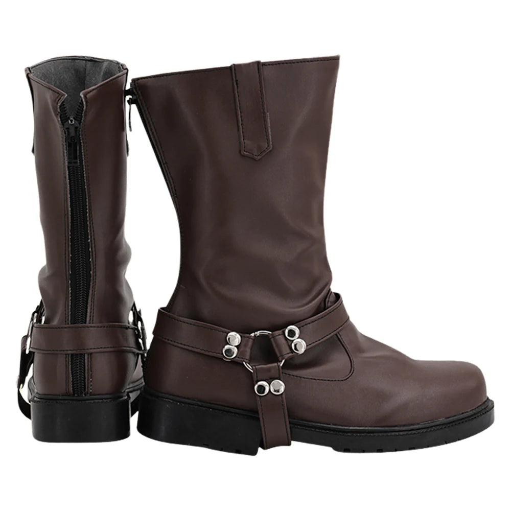 Twisted Wonderland Ruggie Cosplay Shoes Boots – Halloween Costume Accessory