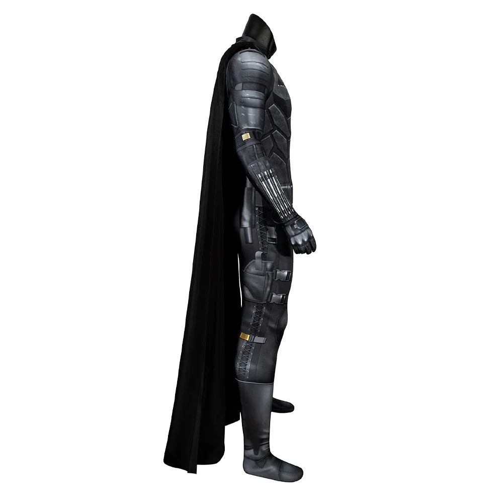 Batman Bruce Wayne Cosplay Costume Jumpsuit for Adults