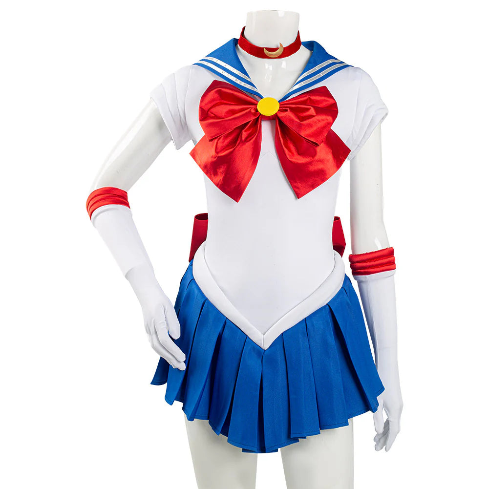 Sailor Moon Tsukino Usagi Cosplay Costume Dress – Women’s Halloween Outfit