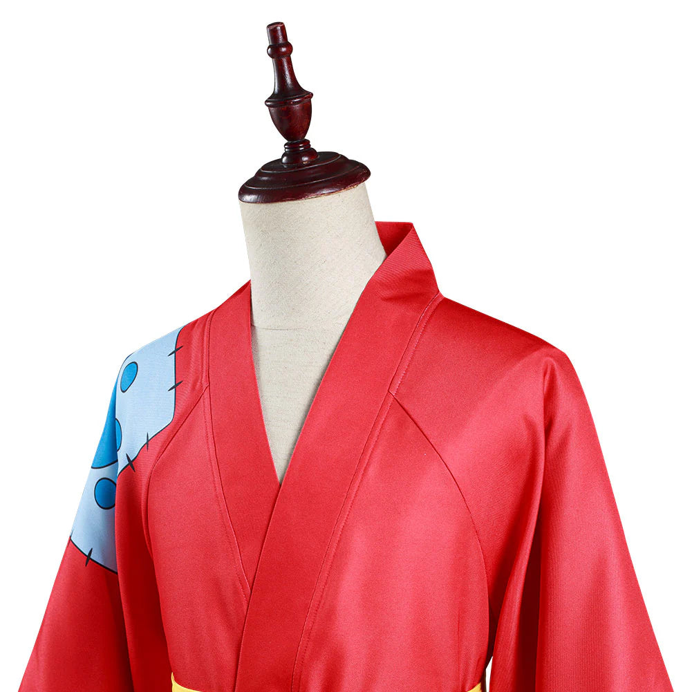 Monkey D. Luffy Wano Country Cosplay Kimono Costume