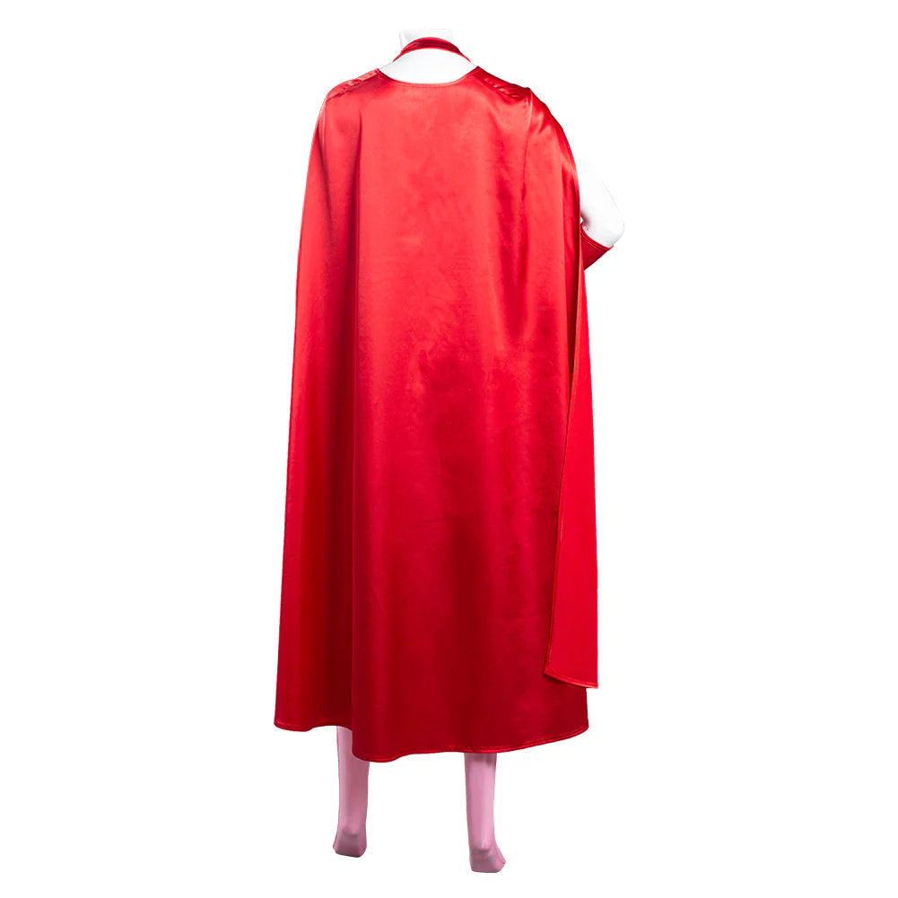 Wanda Vision Scarlet Witch Women’s Jumpsuit Cosplay Costume – Halloween Outfit