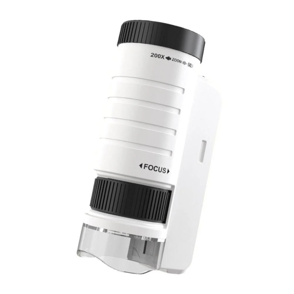 Mini Microscope with LED Light for Kids | Portable Science Toy