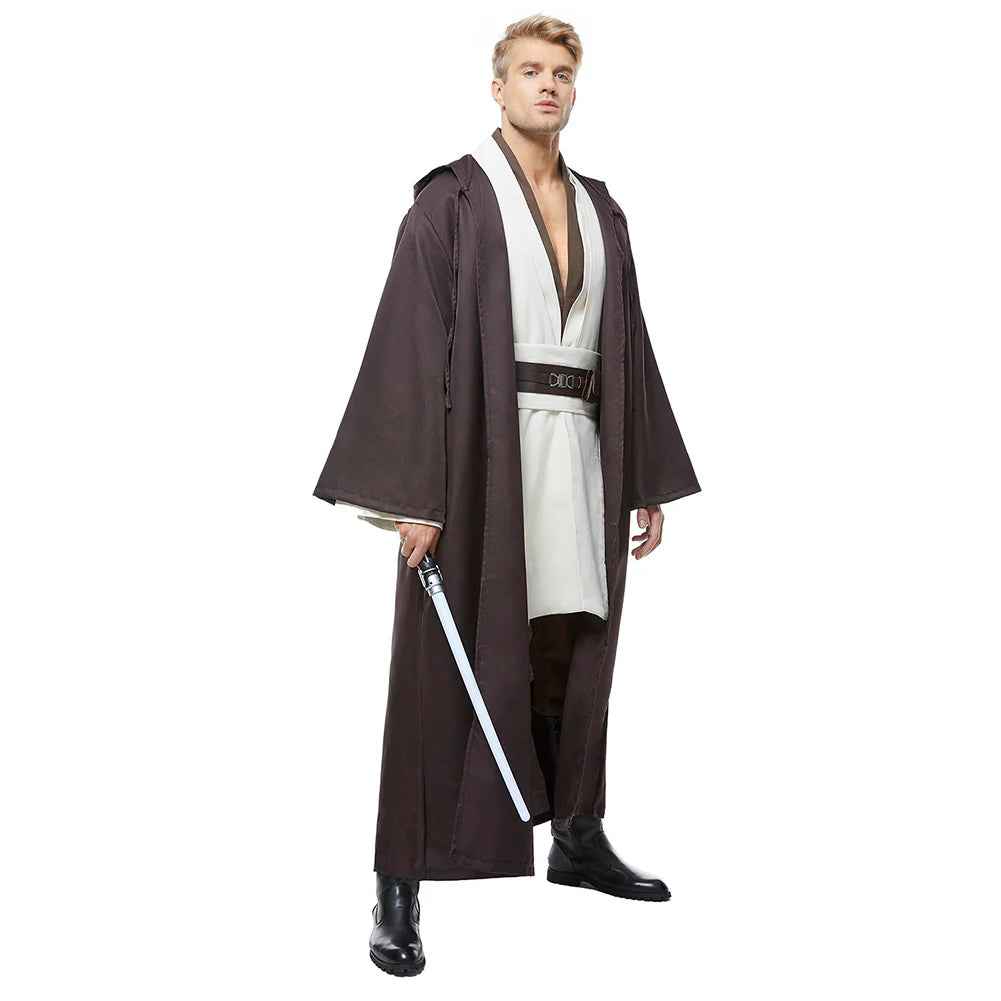 Kenobi Jedi Tunic Cosplay Costume Set – Custom-Made Halloween Outfit