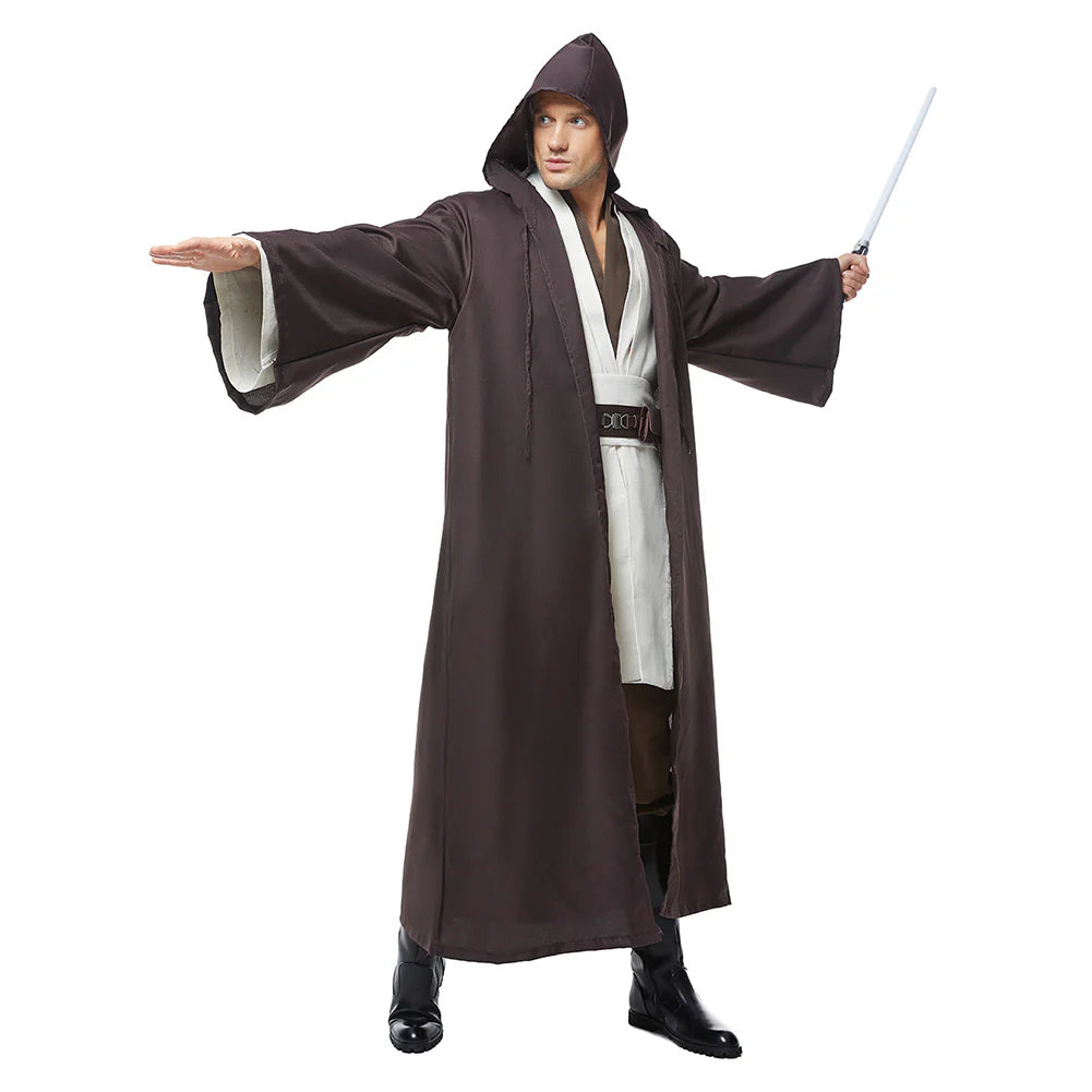 Kenobi Jedi Tunic Cosplay Costume Set – Custom-Made Halloween Outfit