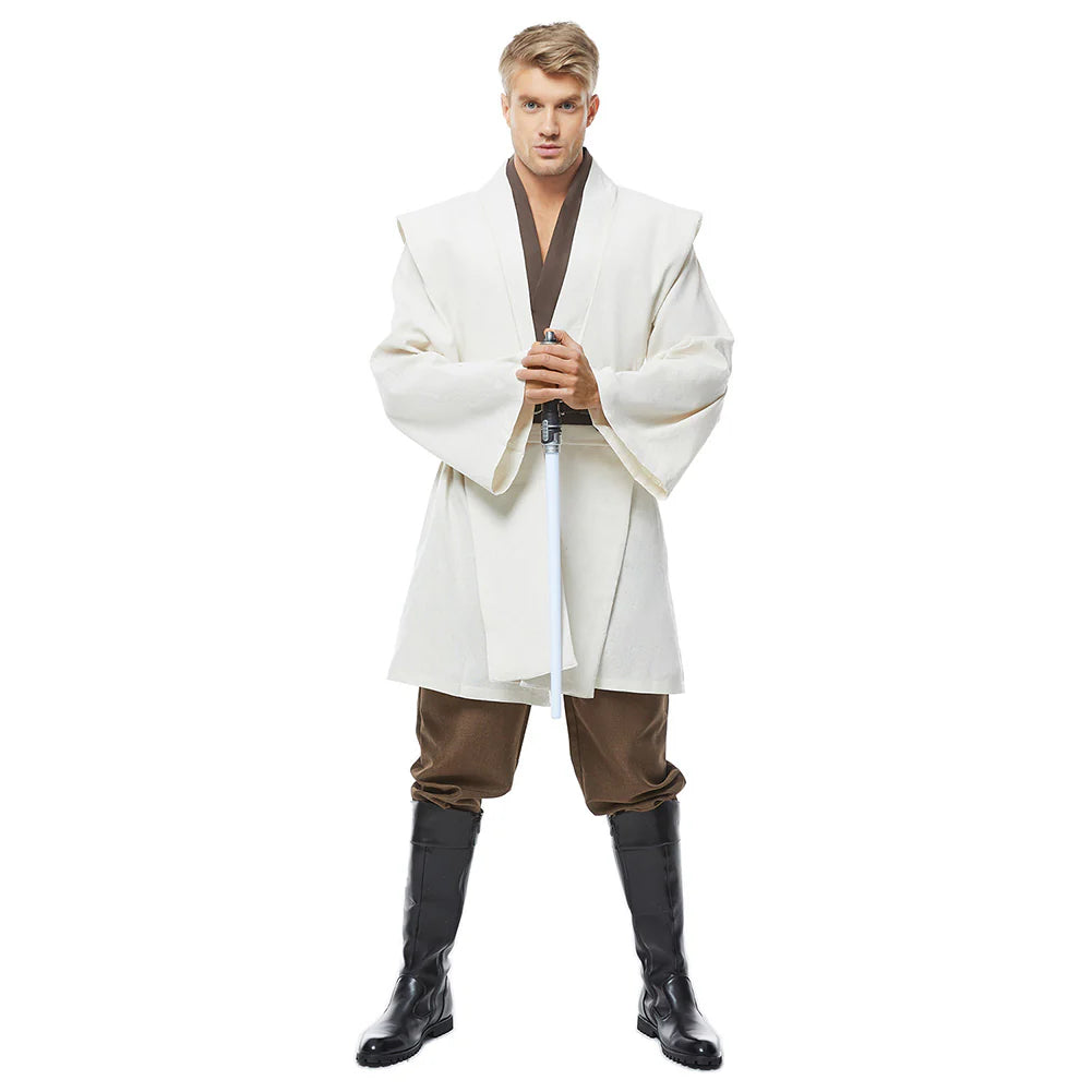 Kenobi Jedi Tunic Cosplay Costume Set – Custom-Made Halloween Outfit