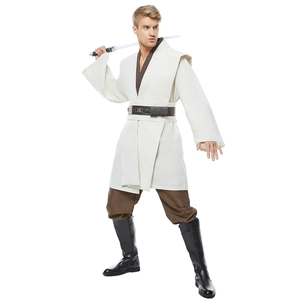 Kenobi Jedi Tunic Cosplay Costume Set – Custom-Made Halloween Outfit
