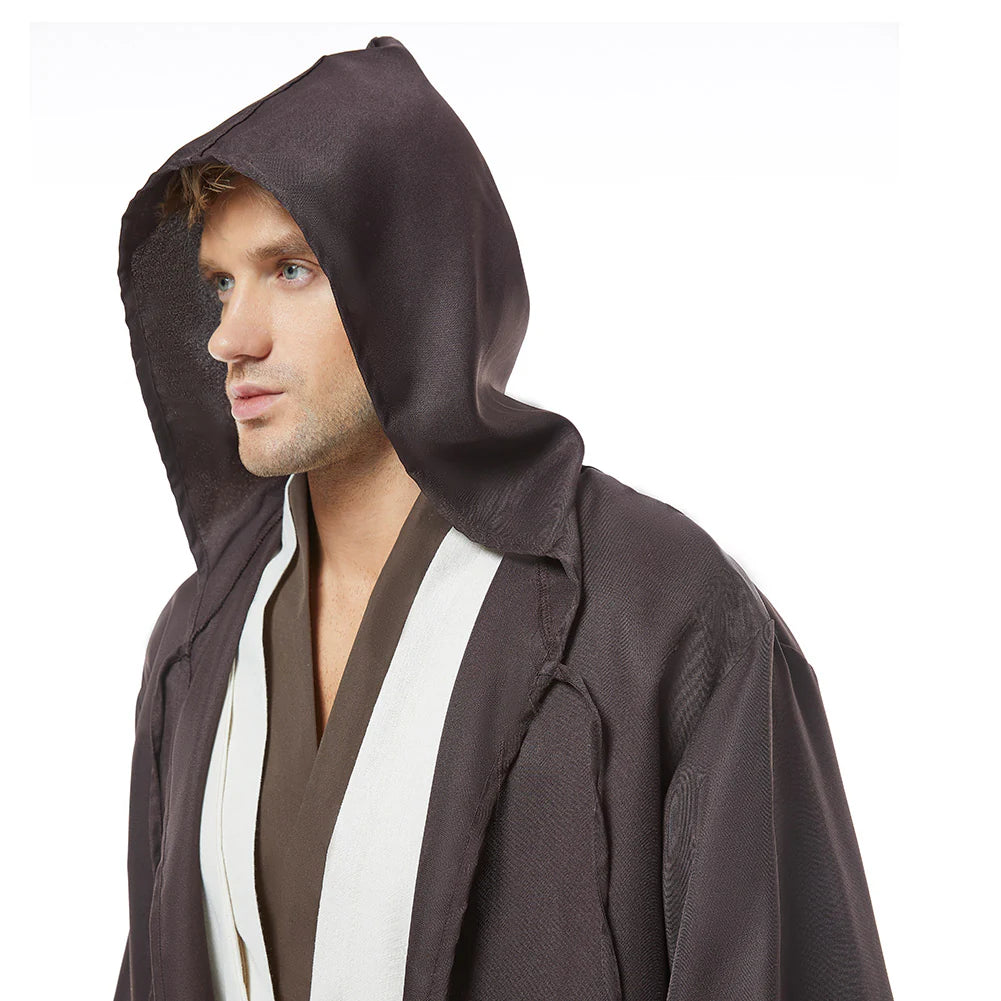 Kenobi Jedi Tunic Cosplay Costume Set – Custom-Made Halloween Outfit