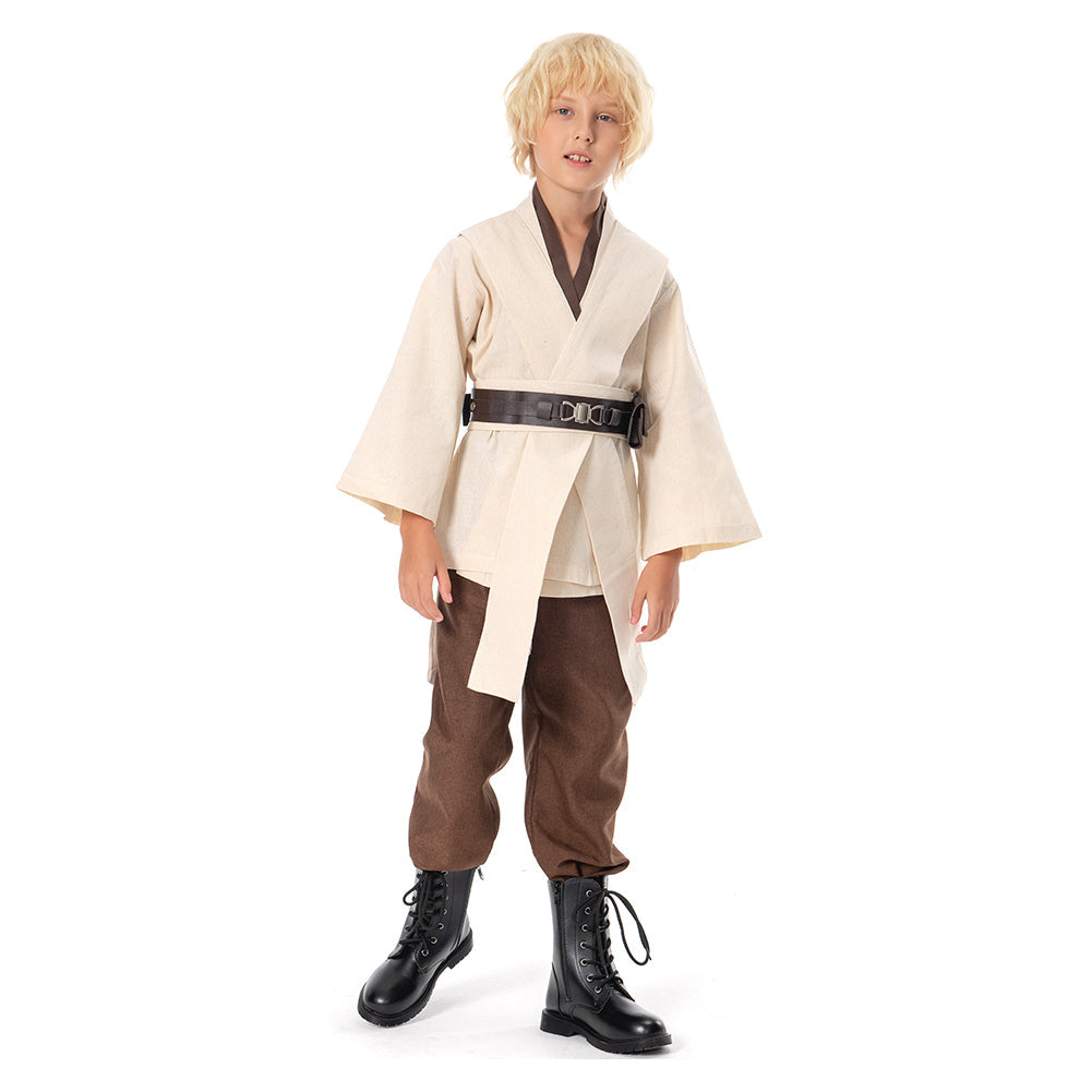Kenobi Jedi Cosplay Costume for Kids – Star Wars Child Outfit Full Set | Halloween Costumes