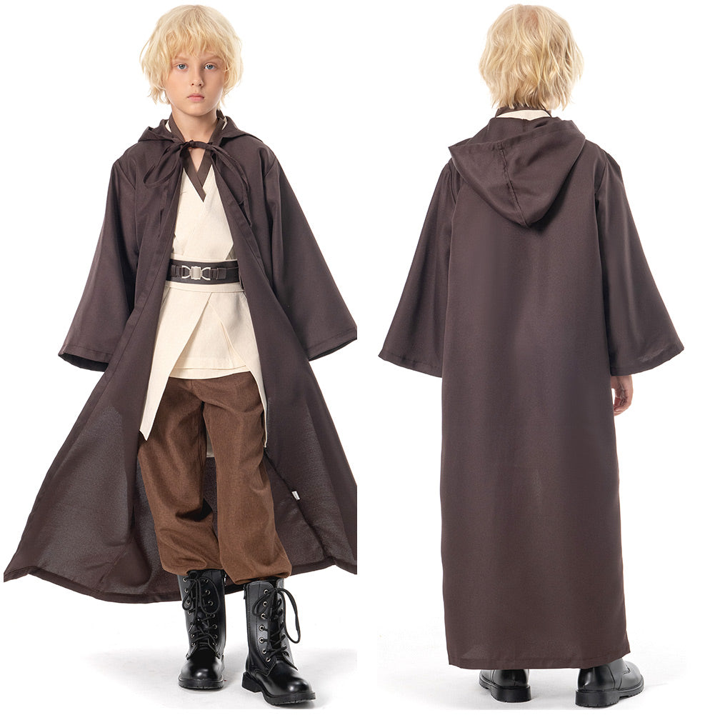 Kenobi Jedi Cosplay Costume for Kids – Star Wars Child Outfit Full Set | Halloween Costumes