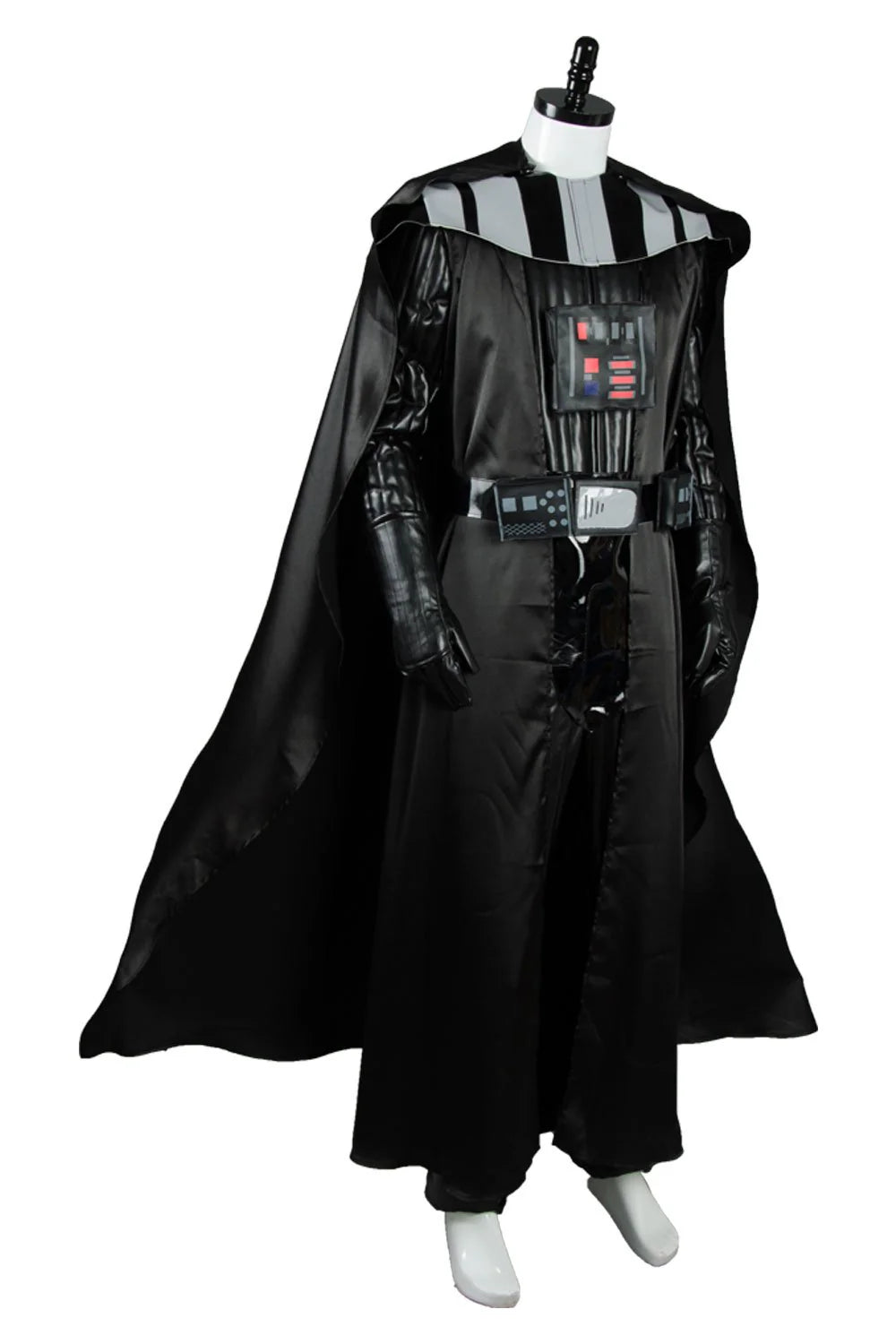 Darth Vader Cosplay Costume Suit with Cape for Adults